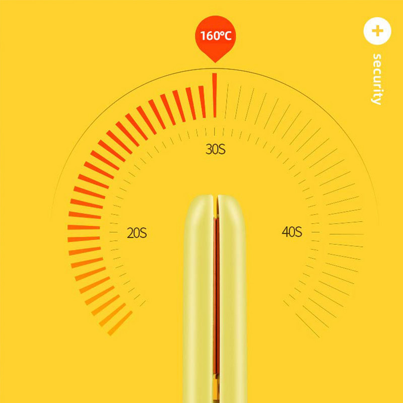 SONOFLY Mini hordozható hajvasaló elektromos hajsütővas 2 az 1-ben női kerámia fodrászeszköz utazáshoz, otthoni használatra JF-370