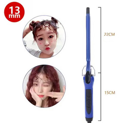 professzionális 9mm/13mm hajsütővas Hajhullám körte virág kúp Kerámia hajsütő pálca görgő szépség szalon Hajcsavarók