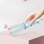 Elektrinis plaukų suktukas Mieli plaukų formavimo prietaisai garbanojimo lygintuvai džiovintuvai kelioniniai plaukų tiesintuvai keraminis joninis suktukas karštas šepetys