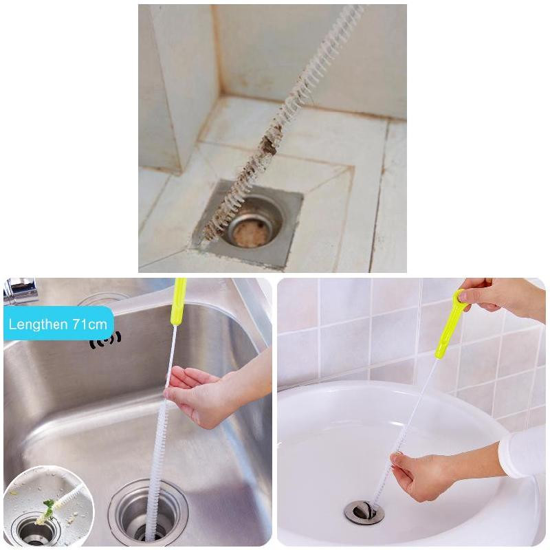 Csőtisztító kefe Dredge Tool Hajlítható mosogató kád WC praktikus otthoni konyhához Dredge mosogató kád WC Otthoni konyha wzpi