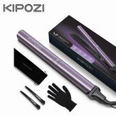KIPOZI hajvasaló V5 PTC titánlemezes negatív ion 500W+, 2 az 1-ben hajegyenesítő és hajcsavaró, LED 9 hőmérsékleti fokozat