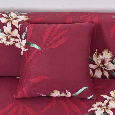 husă de pernă elastică elastică cu zăbrele pătrate imprimate pentru pernă 45X45cm