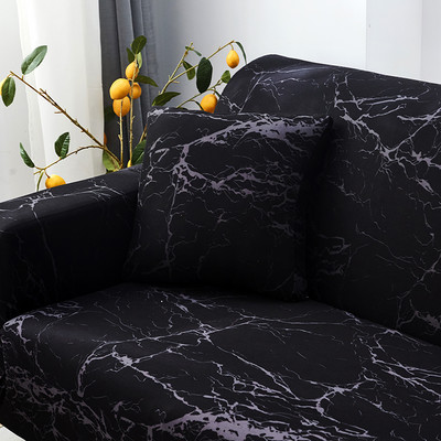 husă de pernă elastică elastică cu zăbrele pătrate imprimate pentru pernă 45X45cm