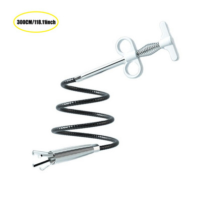 Virtuvės atkimšimas kanalizacijos valymas praustuvo išlenktas vamzdis vamzdis atblokatorius kanalizacijos valiklis kamščių šalinimas