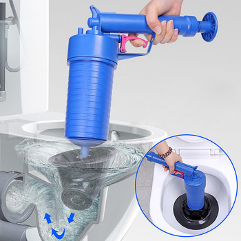 ΝΕΟ Καθαριστικό αντλίας πίεσης Αποφράσσει σετ εμβόλου τουαλέτας με χειροκίνητο σετ αφαίρεσης τσόκαρων Εργαλεία απόφραξης αποχέτευσης τουαλέτας κουζίνας Εργαλείο χειρός#35