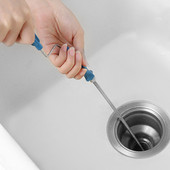 1,8 m spyruoklinė viela Buitinis sraigtas Vamzdžių valymas Plienas Profesionalus nutekėjimo atblokatorius vonia Dušas Vonios Kamščių šalinimo priemonė Virtuvės kriauklė