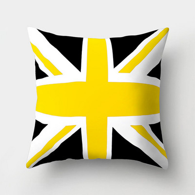 Nauja Šiaurės šalių geometrinė geltona pagalvės užvalkalo dekoro pagalvėlė sofa „pasidaryk pats“ spausdinta pagalvė kėdė automobilio pagalvėlė Kalėdinė namų puošmena