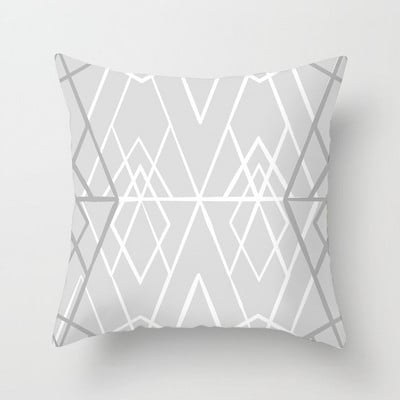 Juodas pagalvėlės užvalkalas geometrinis raidžių spausdinimas sofa pagalvės užvalkalas miegamasis Namų apdaila Automobilių biuro dekoro priedai 40x40cm45x45cm