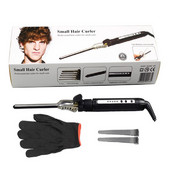 1/4 colio mažo cilindro besisukantis garbanojimo geležis 7 mm sukamasis suktukas, plonas lazdelės turmalino keramikinis mini trumpų plaukų suktukas