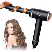 Fier de curling 2 în 1 Fier de ondulare cu rotație automată a aerului rece 150000 Fier de curling inteligent de modelare profesională de mare viteză cu aer rece