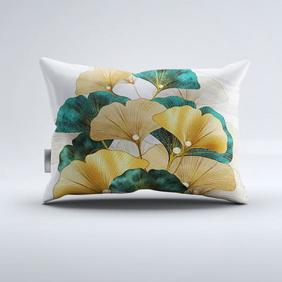 Fetă de pernă cu frunze de palmier roz 45x45 Decor Husă de pernă decorativă Husă de pernă pentru canapea de living Cushionhome Accesorii inovatoare