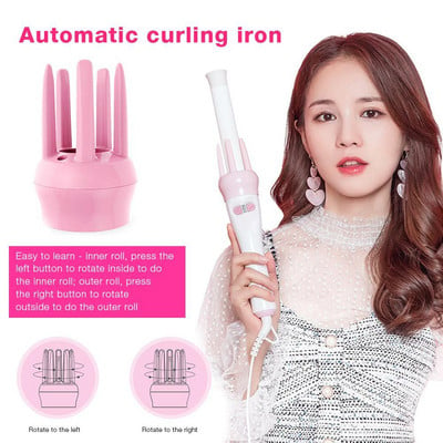 Curling Iron Crimp Automata Hajcsavarók Hengerek Elektromos Hajsütő Hajhullámos Pálca Hullámozás Hajcsavarókhoz