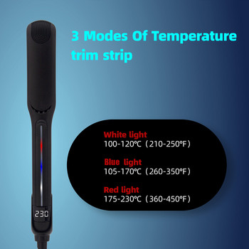 Υπέρυθρο ισιωτικό μαλλιών Culer κεραμική πλάκα 230℃ / 450°F Επίπεδα σίδερα υψηλής θερμοκρασίας Επαγγελματικά εργαλεία κομμωτηρίου 110-240V