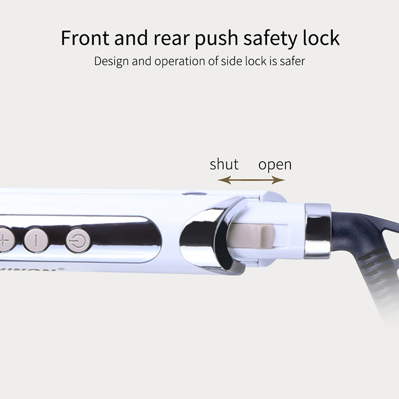 SONOFLY Kulma na vlasy s tromi valcami, keramická kulma s LCD displejom, automatická konštantná teplota 100 – 230 ℃, stylingový nástroj SH-8039