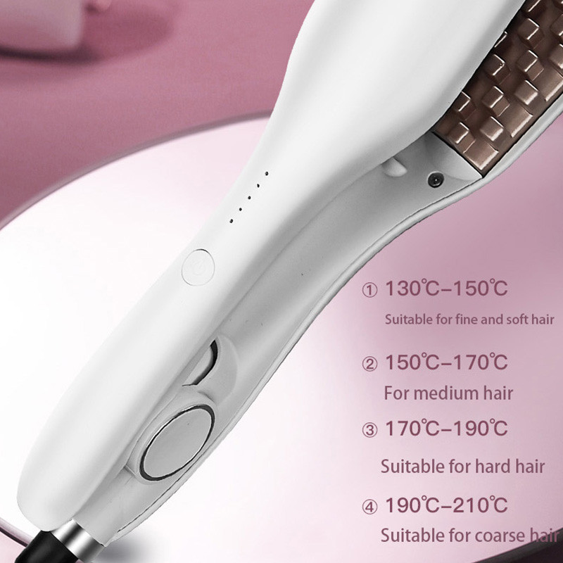 SONOFLY 3D Grid Porumb Perm Atelă Profesională Pufoasă Ceramică Ondulător de păr ondulat Fier de curling 5 Temperaturi Instrumente de styling RZ-006