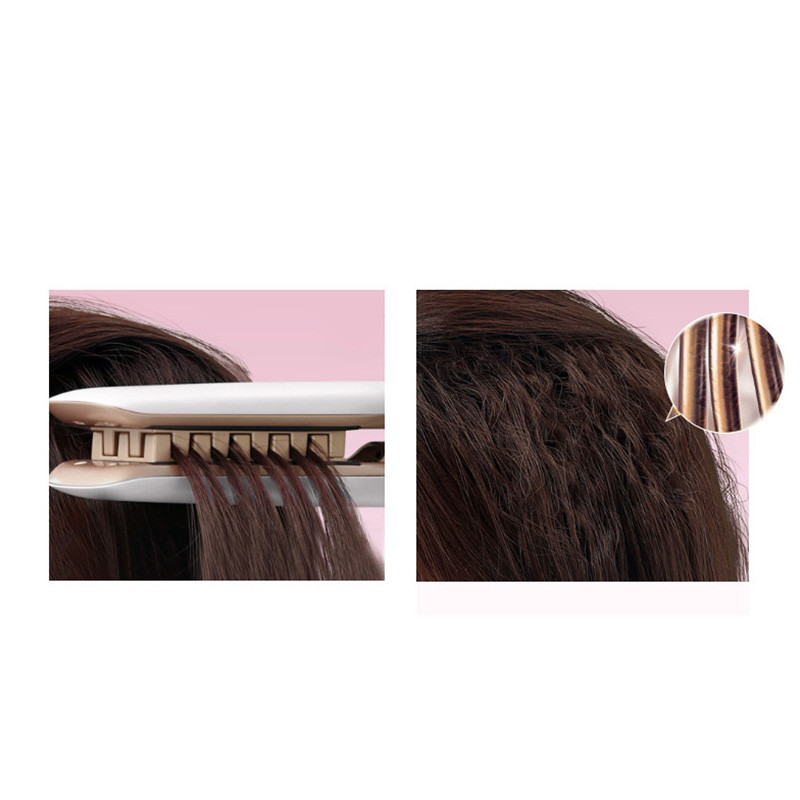 SONOFLY 3D Grid Porumb Perm Atelă Profesională Pufoasă Ceramică Ondulător de păr ondulat Fier de curling 5 Temperaturi Instrumente de styling RZ-006