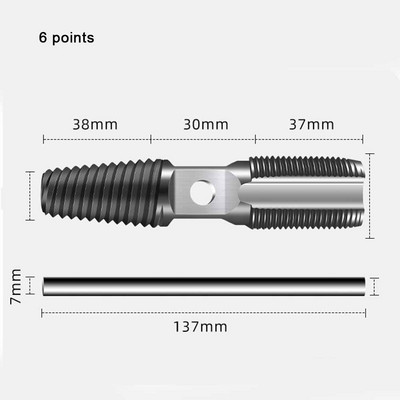 Robinet Extractor șurub spart Conductă de apă-sârmă de glisare Broken-pipeBucătărie Baie 1buc MAZI888