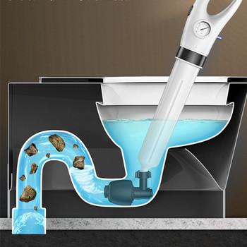 Тоалетна драга Канализация Баня Почистване на кухня Домакински артефакт WC Инструмент за блокиране на тръбопровод Всмукване Високо налягане Пневматично One Shot