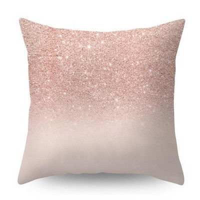 Dekoratív párnahuzat Rose Gold geometrikus ananász csillogó poliészter kanapé Dekoratív párnahuzat párnahuzat Lakberendezés