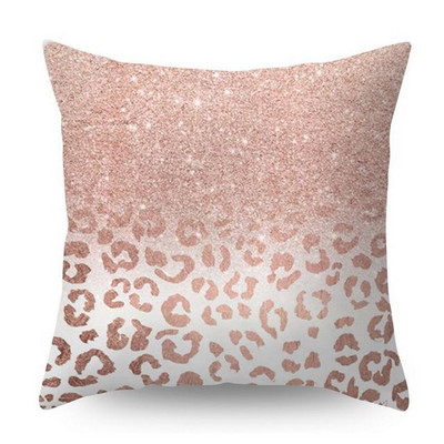 Dekoratív párnahuzat Rose Gold geometrikus ananász csillogó poliészter kanapé Dekoratív párnahuzat párnahuzat Lakberendezés