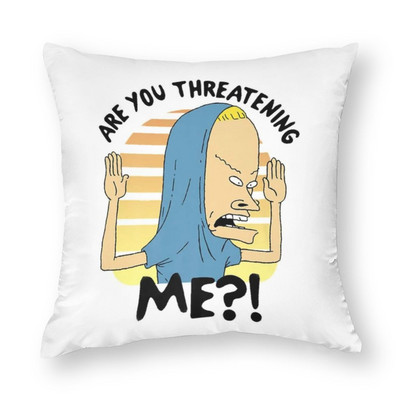 Cornholi Os Beavis és Butthead párnahuzat Rajzfilm poliészter kanapé párnahuzat cipzár nyári retro huzat