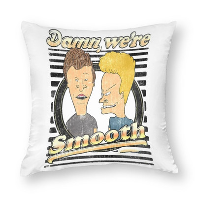 Cornholi Os Beavis és Butthead párnahuzat Rajzfilm poliészter kanapé párnahuzat cipzár nyári retro huzat