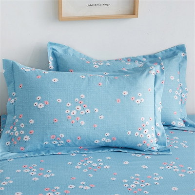 2vnt 100% poliesterio pagalvės užvalkalas Patogus pagalvės užvalkalas lovai Gėlėtas raštas Pagalvės užvalkalai 48x74cm Pagalvės užvalkalo dekoravimas namuose