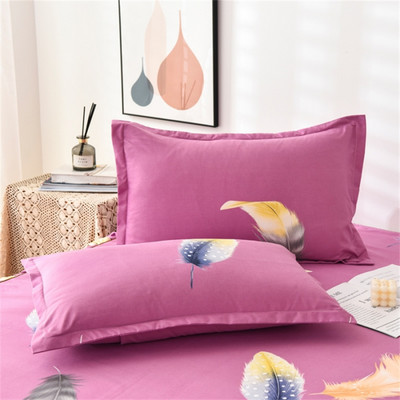 2vnt 100% poliesterio pagalvės užvalkalas Patogus pagalvės užvalkalas lovai Gėlėtas raštas Pagalvės užvalkalai 48x74cm Pagalvės užvalkalo dekoravimas namuose