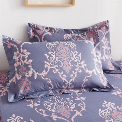 2vnt 100% poliesterio pagalvės užvalkalas Patogus pagalvės užvalkalas lovai Gėlėtas raštas Pagalvės užvalkalai 48x74cm Pagalvės užvalkalo dekoravimas namuose