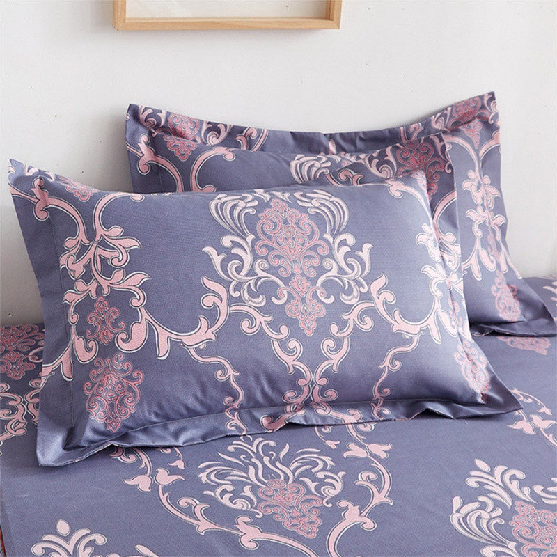 2vnt 100% poliesterio pagalvės užvalkalas Patogus pagalvės užvalkalas lovai Gėlėtas raštas Pagalvės užvalkalai 48x74cm Pagalvės užvalkalo dekoravimas namuose
