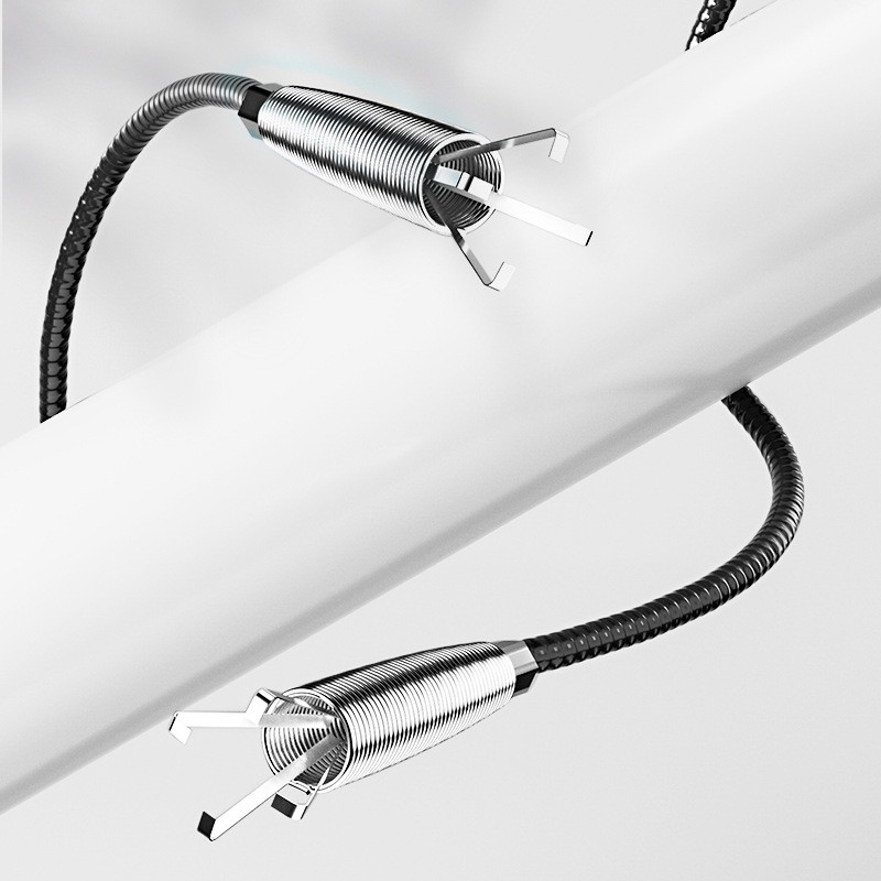 60 colių gyvatės spyruoklinio vamzdžio atblokavimo kriauklės nutekėjimo spyruoklinio vamzdžio gilinimo įrankis Kanalizacijos valymo atblokavimo priemonė virtuvės vonios kambario valymo priemonė