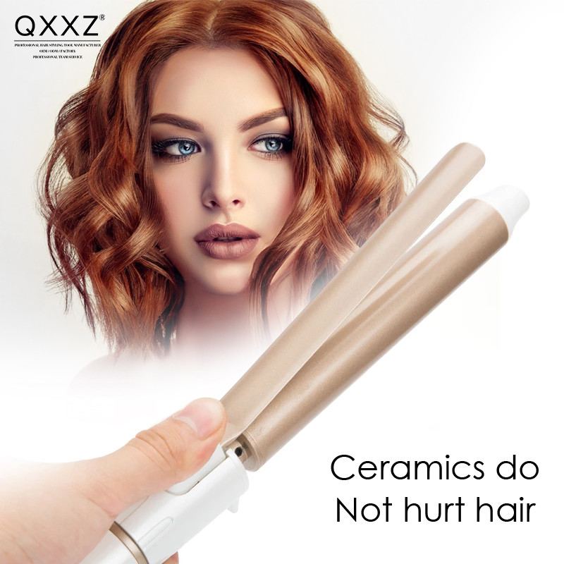 QXXZ profesionalus elektrinis plaukų suktukas keraminis volelis LED temperatūros reguliavimo ekrano modeliavimo įrankis nemokamas pristatymas