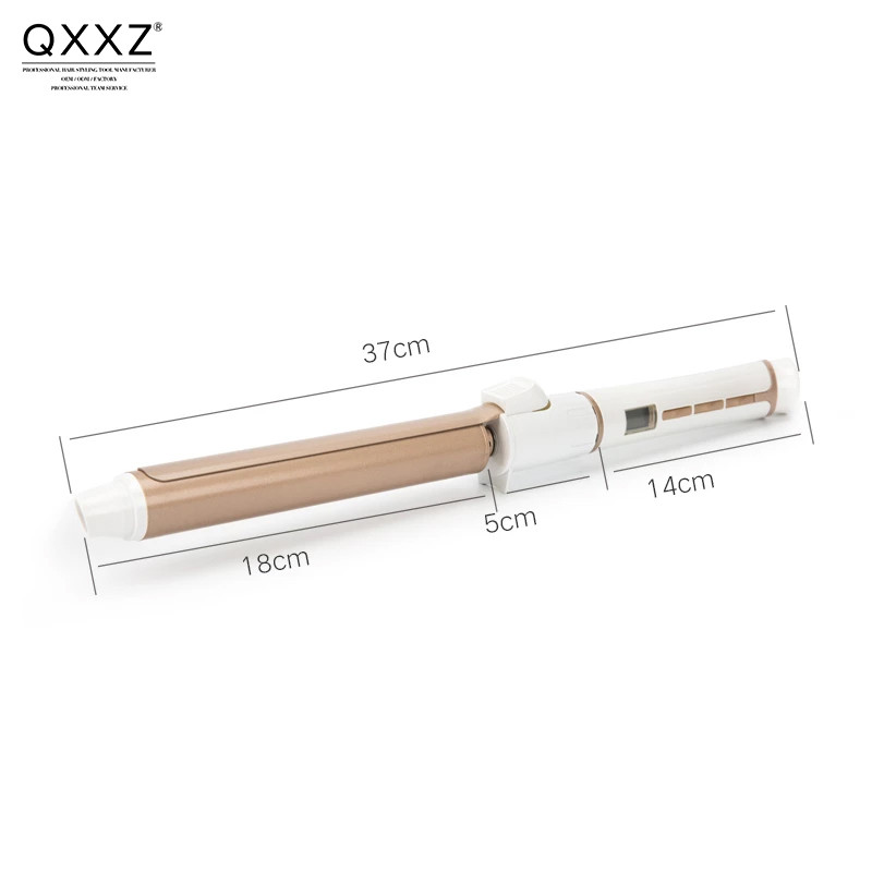 QXXZ profesionalus elektrinis plaukų suktukas keraminis volelis LED temperatūros reguliavimo ekrano modeliavimo įrankis nemokamas pristatymas