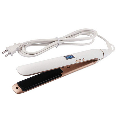 Profesionalus plaukų tiesintuvas 2 viename plokščias lygintuvas garbanojimo geležies keraminis plaukų suktukas Styler LCD ekranas plaukų garbanojimo priemonė