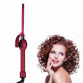 professzionális 9 mm-es hajsütővas hajcsavaró körte virág pálca görgős hullámos LCD kijelző Beauty Styling Tools curl wave gép