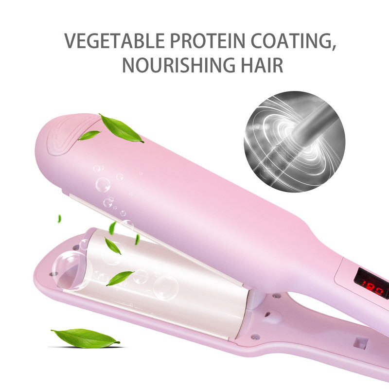 Profesionálna nano keramická kulma na vlasy, stylingová kulma na hlboké vlny pre plážové vlny, objem a kučery