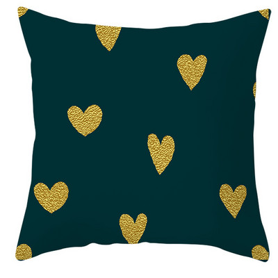 45*45cm otthoni kanapé párnahuzat Home Decor Geometric Series őszibarack bőr párnahuzat Luxus arany dekoratív párnahuzat