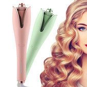 Nou ondulator rotativ din ceramică automat, ondulator LCD profesional, ondulator, ondulator de păr pentru toate tipurile de păr, aparat de ondulator pentru salon de coafură