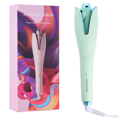 Nou ondulator rotativ din ceramică automat, ondulator LCD profesional, ondulator, ondulator de păr pentru toate tipurile de păr, aparat de ondulator pentru salon de coafură