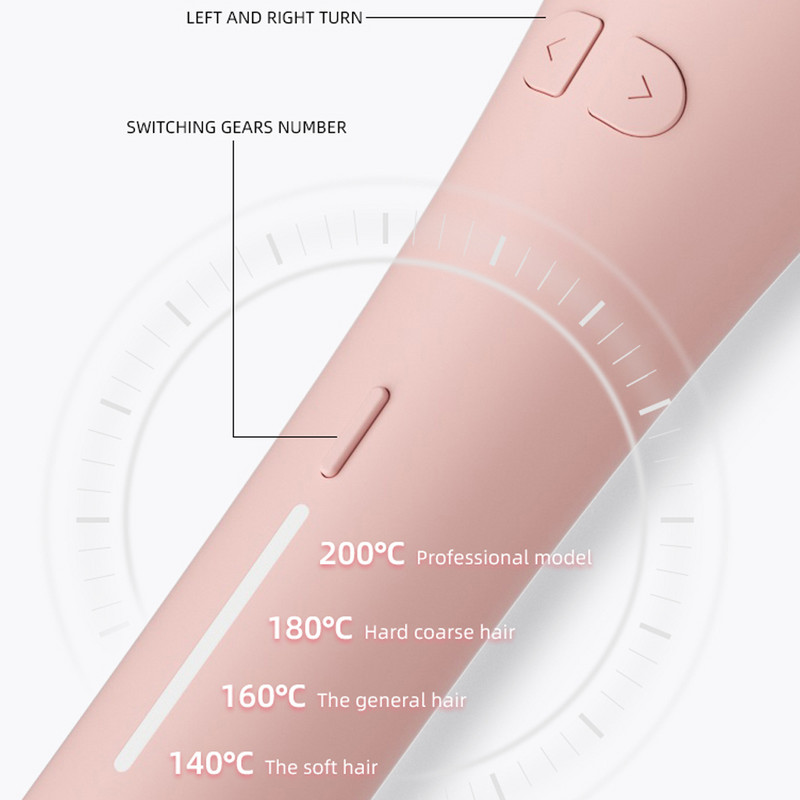 Nou ondulator rotativ din ceramică automat, ondulator LCD profesional, ondulator, ondulator de păr pentru toate tipurile de păr, aparat de ondulator pentru salon de coafură