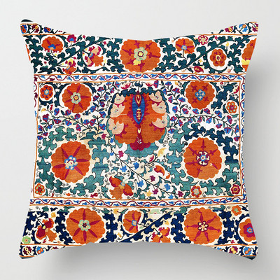 45x45 cm pagalvės užvalkalo užvalkalas Turkijos stiliaus persiškas lininis kilimų dažymas pagalvėlės užvalkalas sofai miegamojo namų dekoro pagalvių užvalkalai