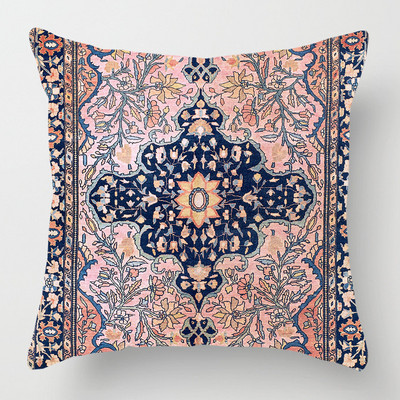 45x45 cm pagalvės užvalkalo užvalkalas Turkijos stiliaus persiškas lininis kilimų dažymas pagalvėlės užvalkalas sofai miegamojo namų dekoro pagalvių užvalkalai