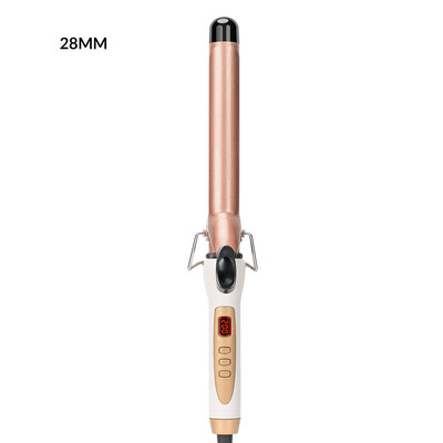 LCD hajcsavarók elektromos egycsöves kerámia mázas körte virág kúp Professzionális görgős hőmérséklet állítás Hajgöndörítő vasalók eszközök