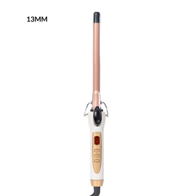 LCD hajcsavarók elektromos egycsöves kerámia mázas körte virág kúp Professzionális görgős hőmérséklet állítás Hajgöndörítő vasalók eszközök