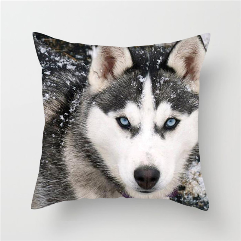 Decor pentru casă Husă de pernă cu imprimeu cu animale sălbatice Husă de pernă cu fotografie Regele lupului Față de pernă decor pentru canapea de acasă 45x45cm