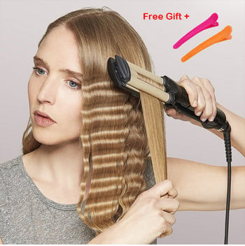 Керамични щипки Wavers Curler Маша за коса Маша Wand Бързо нагряване 3 цевта Hair Waver Инструменти за всички типове коса