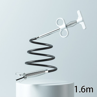Csatornacső-feloldó Snake Spring Pipe kotrási eszköz Konyha Fürdőszoba Csatornatisztító Szerszám Konyhai tartozékok 90/160cm