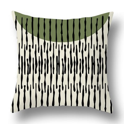 Living Decorat Home Huse de perna imprimate moderne Plante verzi Perne de canapea Perne confort Huse de perne de birou