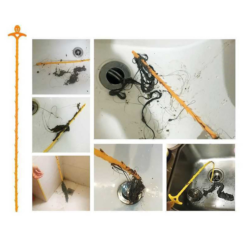 1 tk Köök Vannituba Valamu Toru äravooluava blokeeringu eemaldaja Haarats konks karvade eemaldamine dušš WC kanalisatsioon Blokeerumisvastased puhastusvahendid