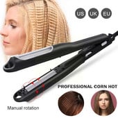Automatinis plaukų tiesintuvas Chapinha Gofruotas Waver plaukų suktukas Profesionalus garbanojimo žnyplės Crimpers Iron Curly Waver F6M6